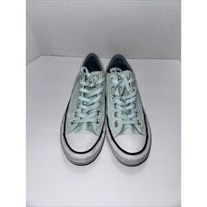 Converse‎ All Star Low Top Chuck Taylor Shoes Mint Green Women's 9 Men's 7.5